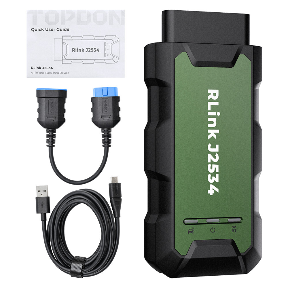 TOPDON RLink J2534 Pass-Thru Program Elite VCI with Multi-protocol CANFD D-PDU