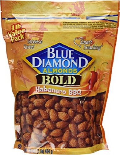 Blue Diamond Bold Habanero BBQ Almonds