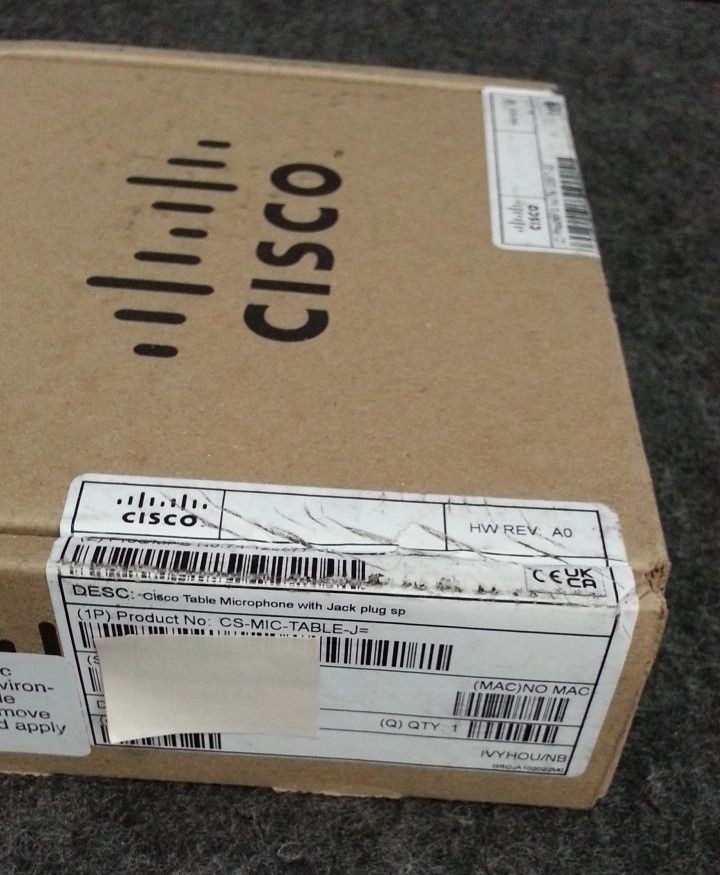 CISCO CS-MIC-TABLE-J Table Microphone 80Hz-20kHz White