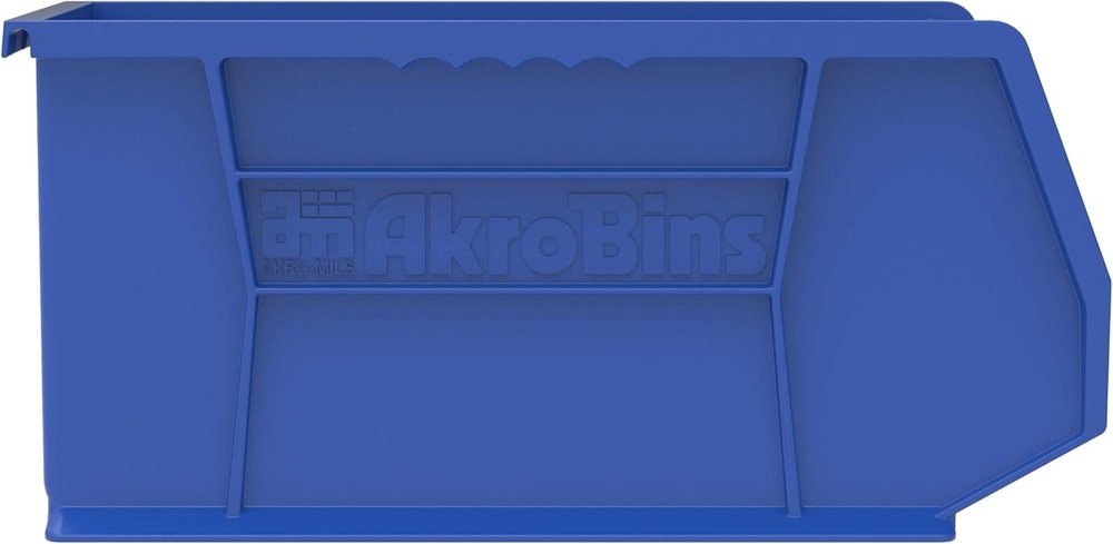 Akro-Mils 30240AkroBins Plastic Storage Bins,Space-Saving Stackable Bins,12-Pack
