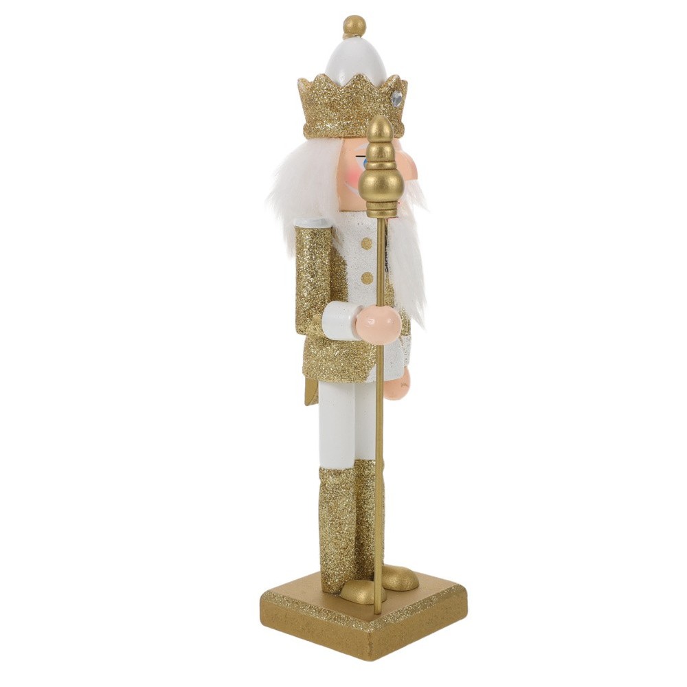 Nutcracker Statue Holiday Figures Christmas Fireplace Decoration