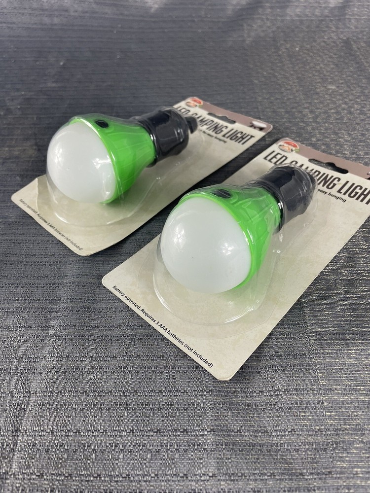 Set of 2 LED Hanging Camping Lights