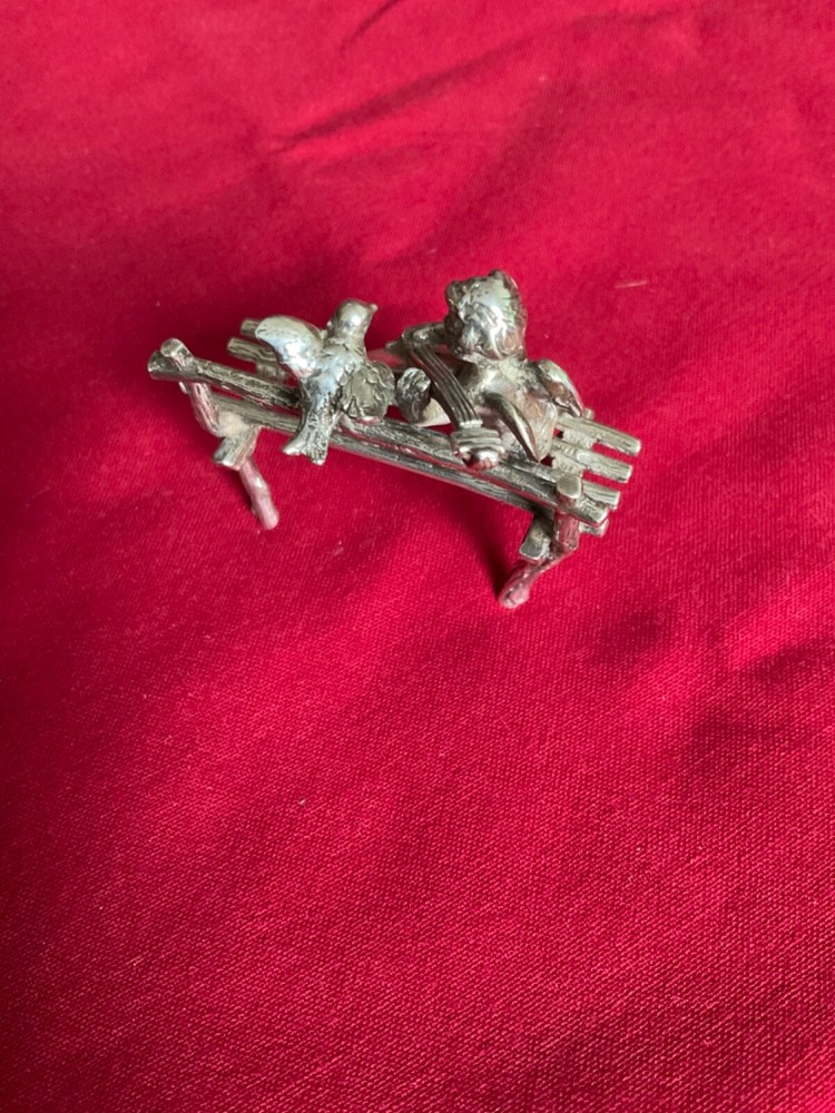 Figurine Solid Vintage Silver 39g