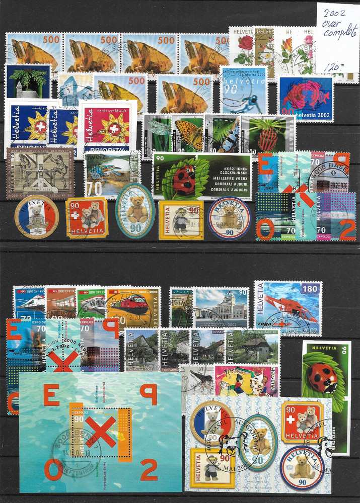 Switzerland @  Year   2002 OverComplete   Used  Nice Prized       @ Zwit.153