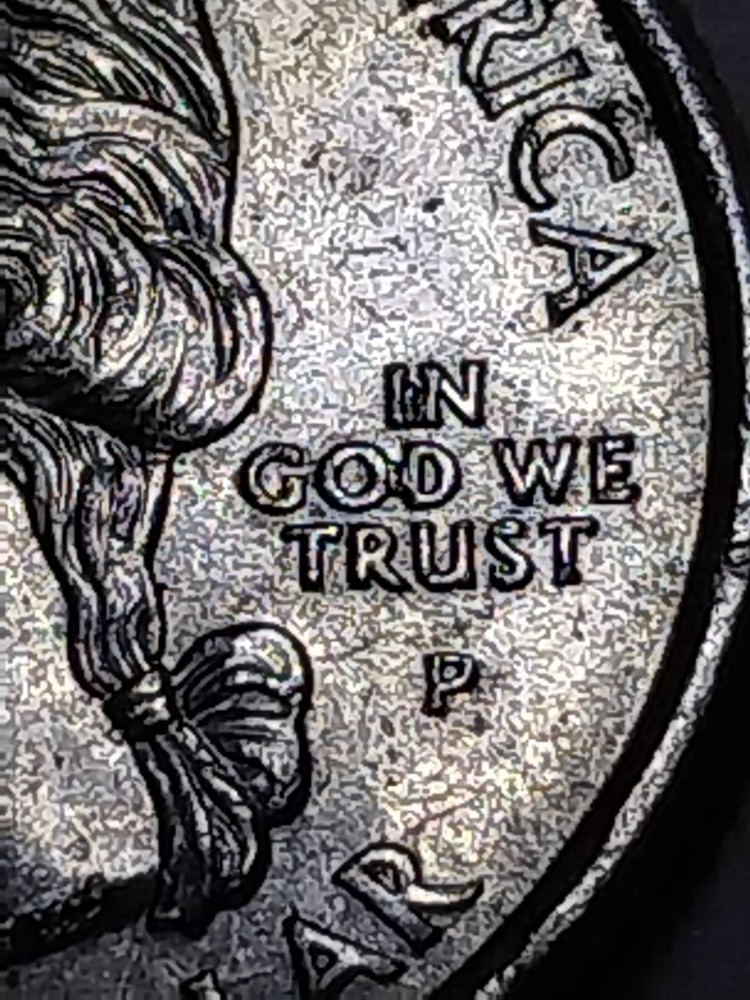 2005 P Error State Quarter. Obv. Die Chips. Oregon.