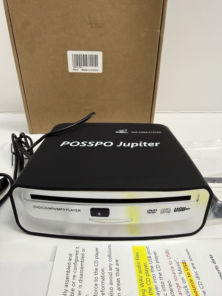 USB CD Player for Car Auto, Portable External CD DVD Player, USB Plug & Play