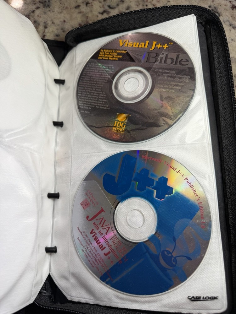 Vintage Microsoft Developer CD Lot Visual Basic C++ Oracle NT SQL 90s