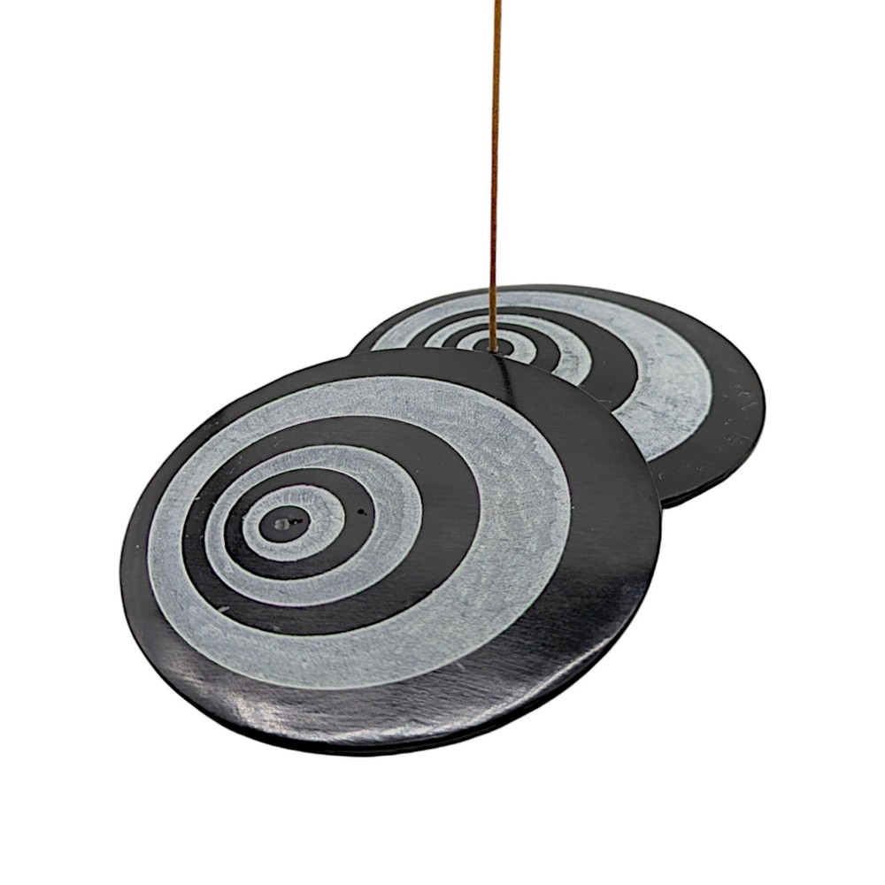 4" Stone Incense Plate Burner-2 Piece Set