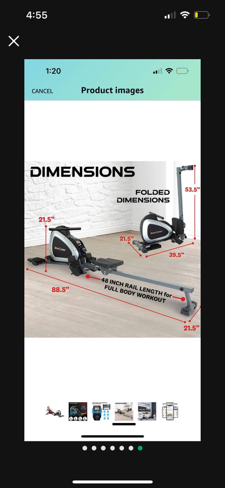 Fitness Reality Rowing Machine