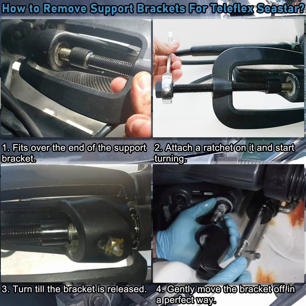 For Seastar Hydraulic Steering Support Bracket Puller Removal Tool HS5157 New