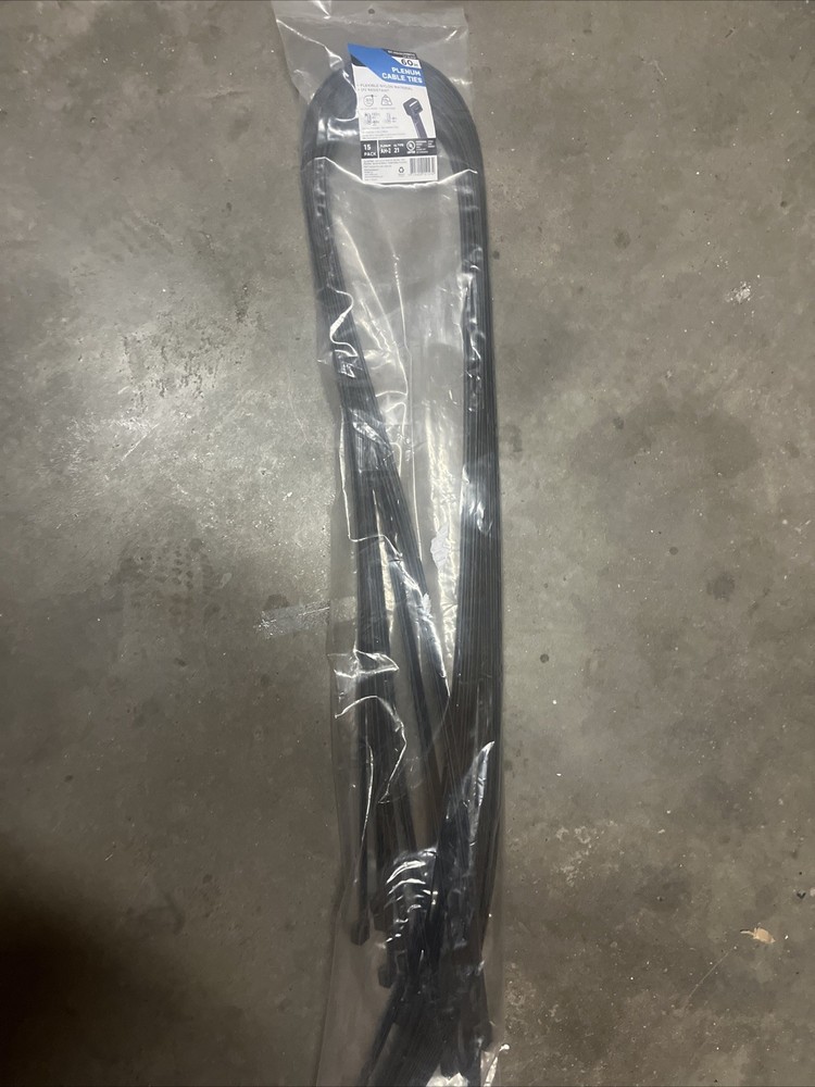 60" Plenum Cable Ties 15 Pack