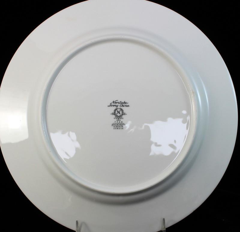 Noritake HEATHER 2 Dinner Plates 7548 GOOD CONDITION