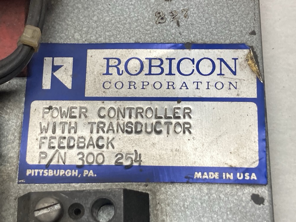 Robicon,300-254,Power Controller w/ Transducer Feedback