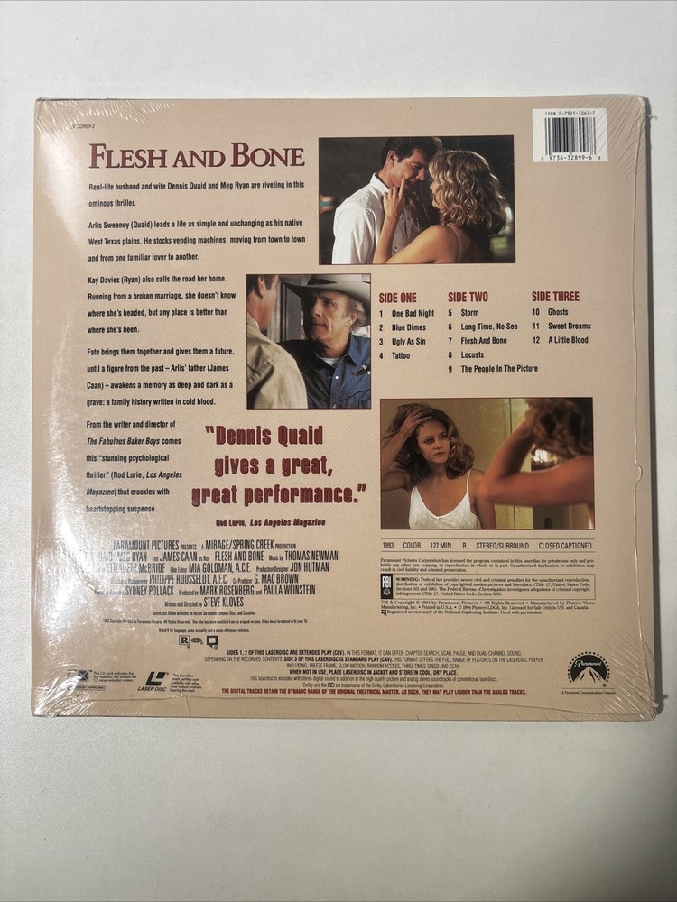 Flesh and Bone (Laserdisc, 1994)