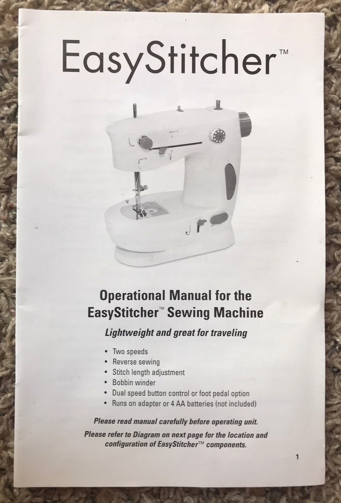 Easy Stitcher Table Top Sewing Machine D250001  PORTABLE 