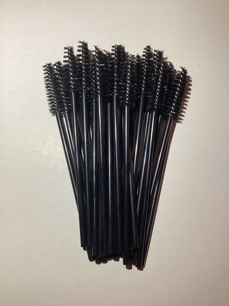 Mascara Wands, Disposable, Black, 50 pc