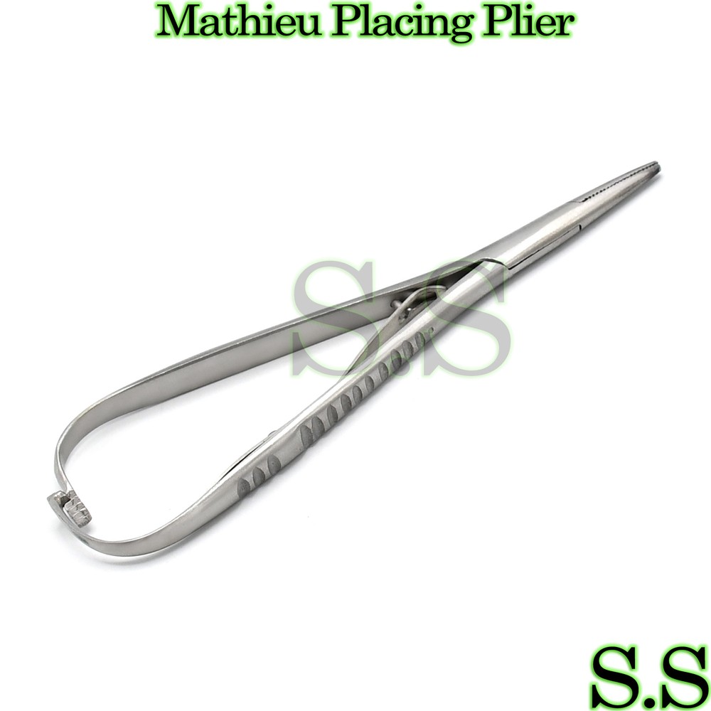Mathieu Ligature Elastic Placing Plier 5.5" Elastomeric Orthiadontic