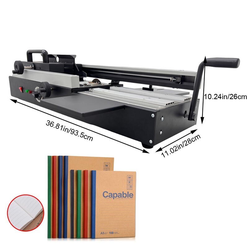 110V Manual Wireless Hot Melt Adhesive Machine Document Book Binding Machine