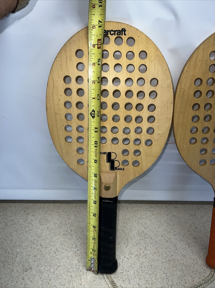 2 Vintage Marcraft Pitcher Paddles