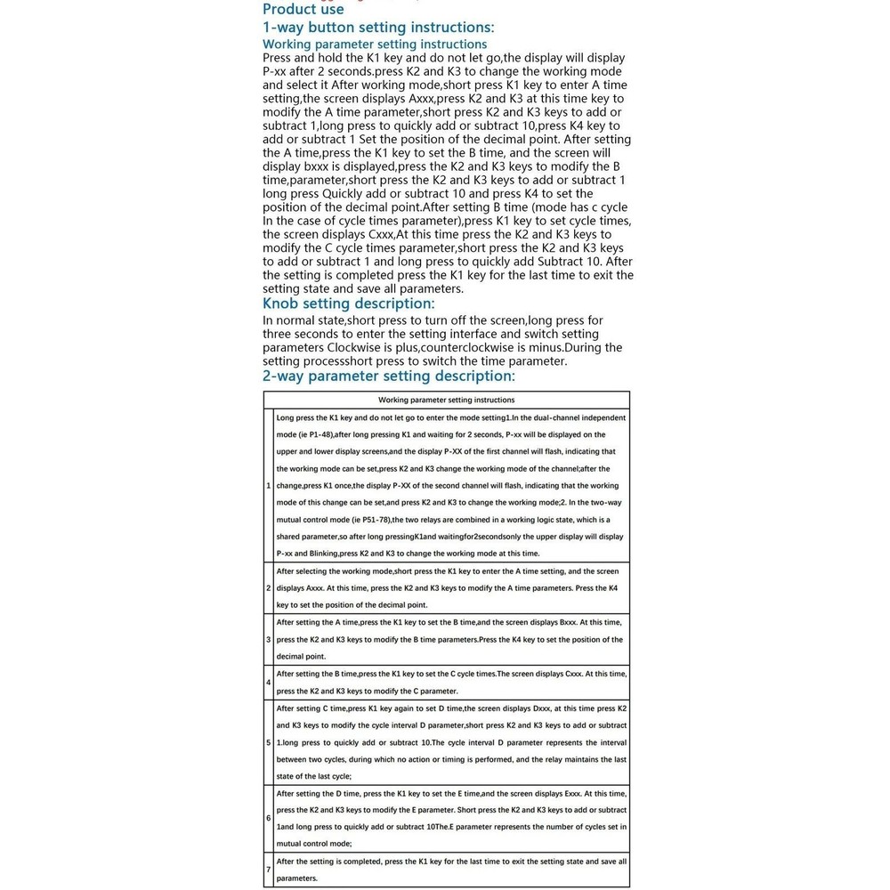 12V 10A Time Control Relay Module Dual Channel 32 Programmable Modes Switch