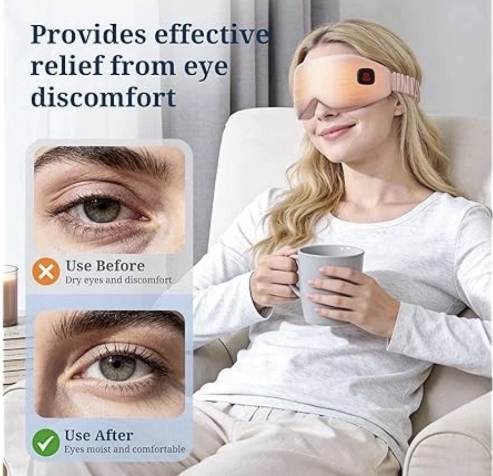 Azang Wireless Heated Eye Mask with Cooling