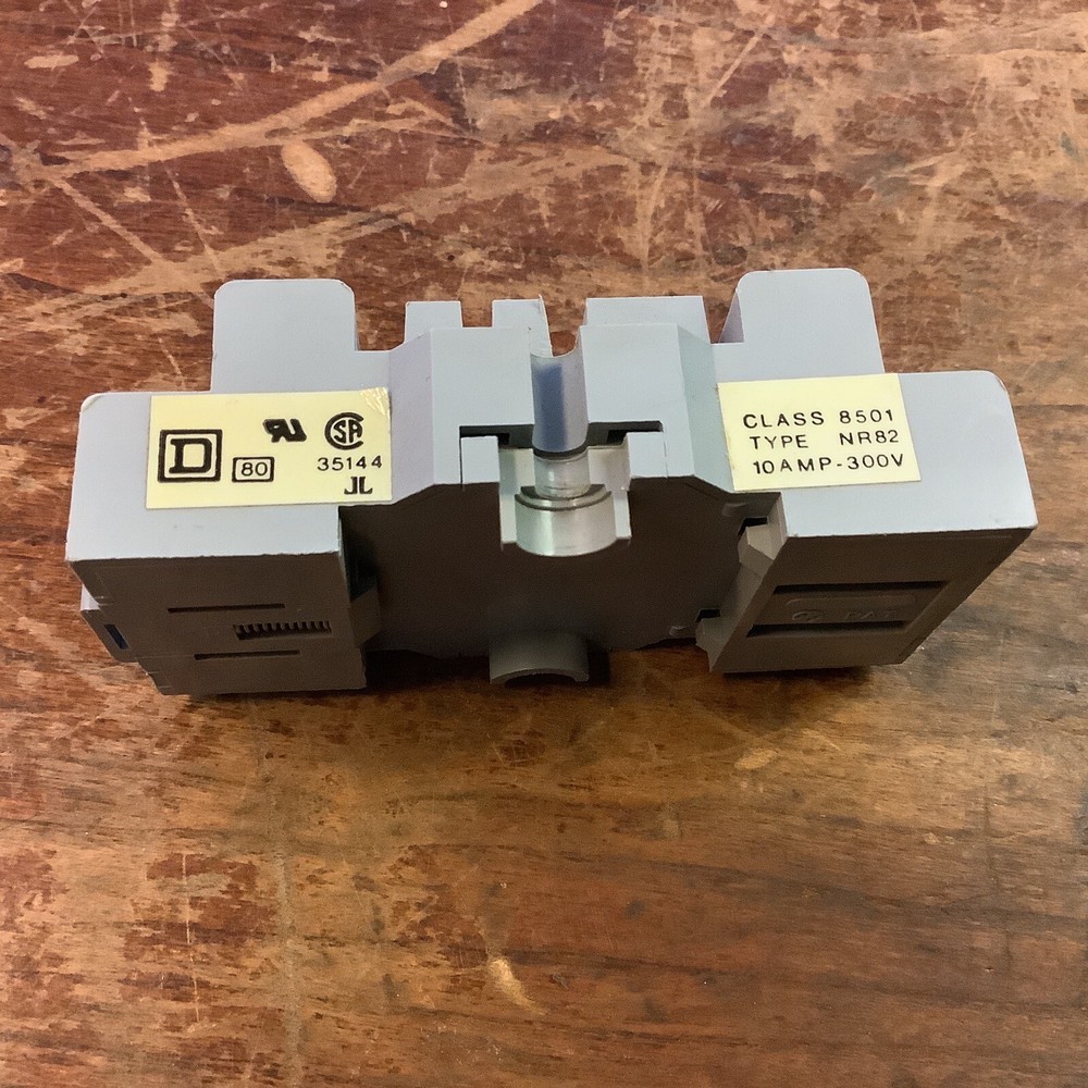 Square D NR82-Class, Type-8501 Front Wired Relay Socket(NOS)