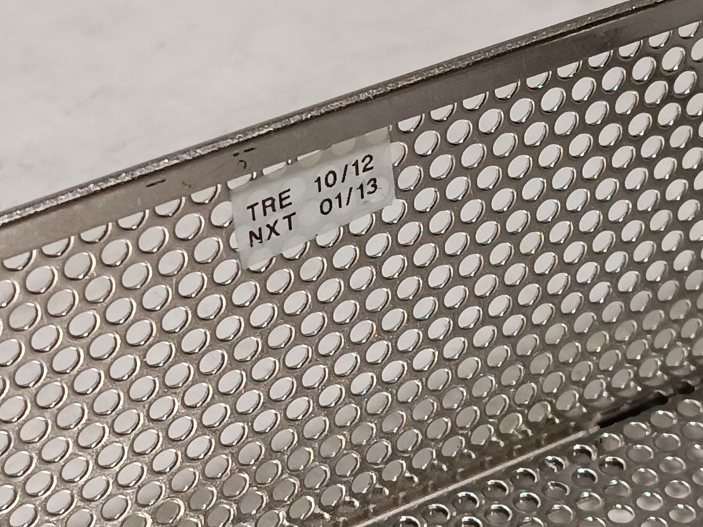 3 Round 7.25" Universal Metal Filter Retention Plates & Sterilization Container