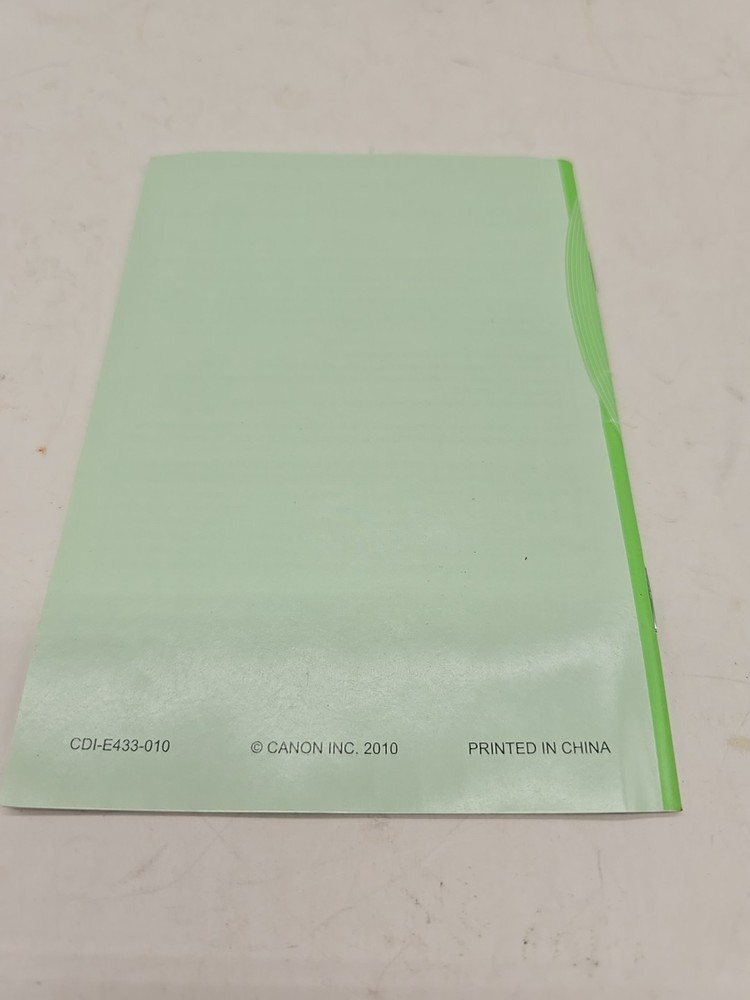 Canon Powershot SX130 IS Getting Started Booklet