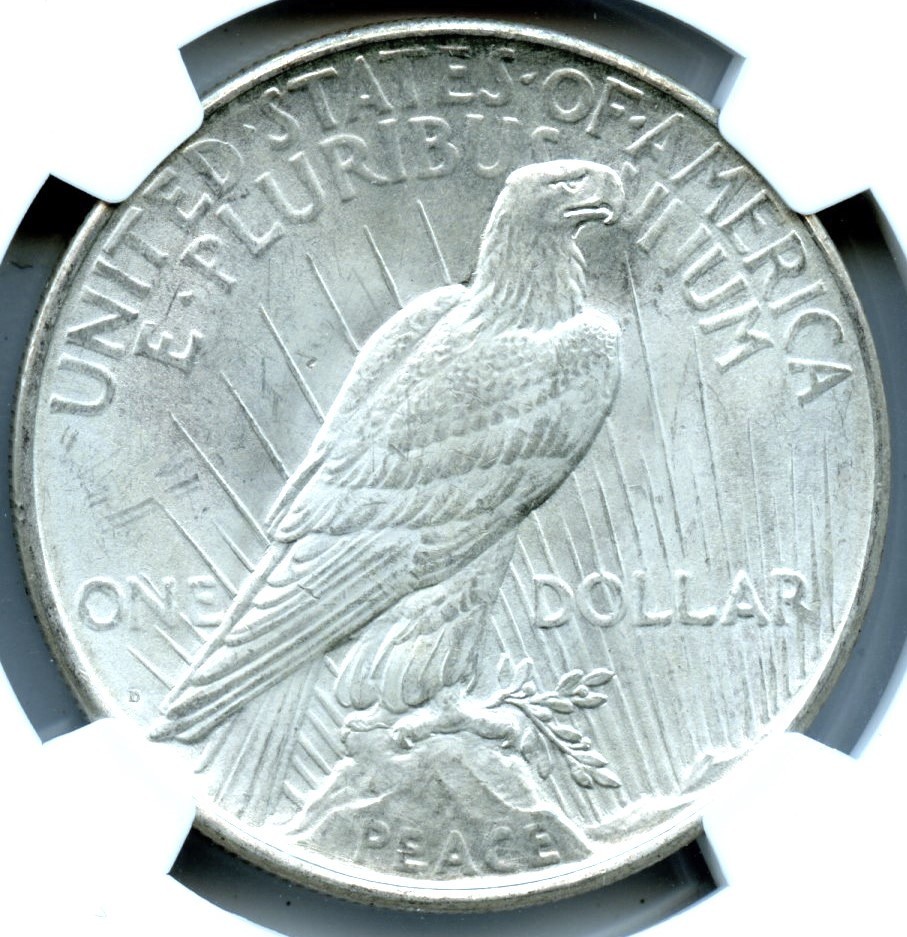 1922-D Peace Dollar, NGC MS 64