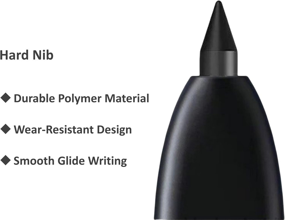 Black [10 Pack + 2 Tools] Hard Tip S Pen Replacement Nibs for Samsung Galaxy Tab