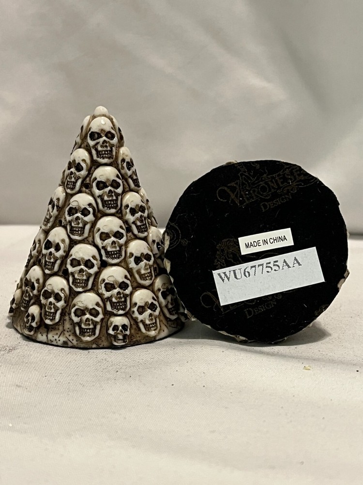 Skulls Decor or Incense Holder Set