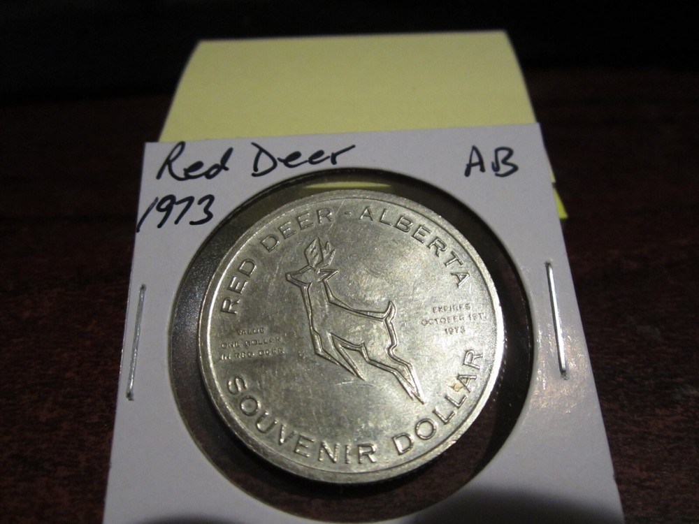 1973 - Red Deer, AB - Commemorative - Canada Trade Dollar