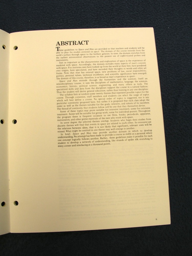 1969 CANADA "SPACE AND MAN" PUBLICATION