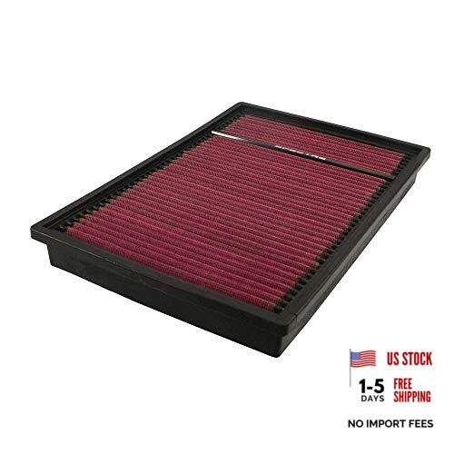 Engine Air Filter: High Performance, Premium, Replacement Filter: Washable
