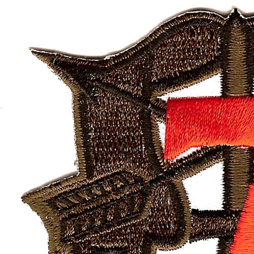 7th Special Forces Group Crest OD Green Red 7 Patch