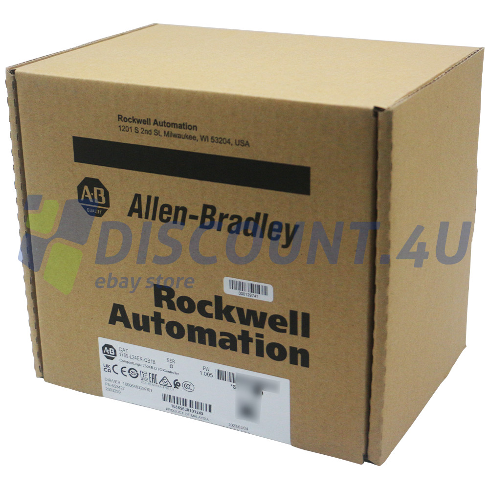 NEW SEALED AB 1769-L24ER-QB1B /A CompactLogix Controller 1769L24ERQB1B