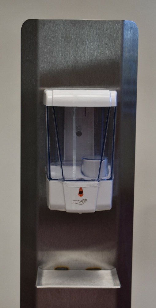 Hand Cleaning dispenser Stand”,