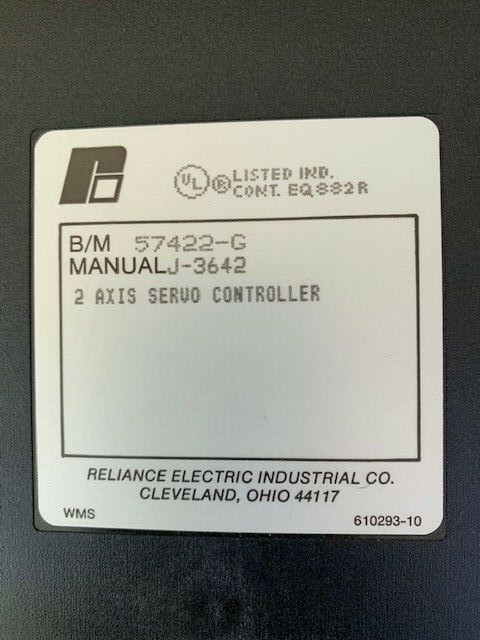 Reliance Electric 57422-G AutoMax 2 Axis Servo Controller Module 57C422