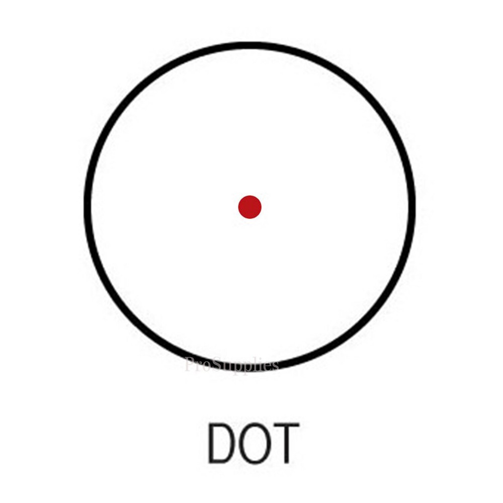 4MOA Red Dot Reflex Sight Low Profile Picatinny Mount