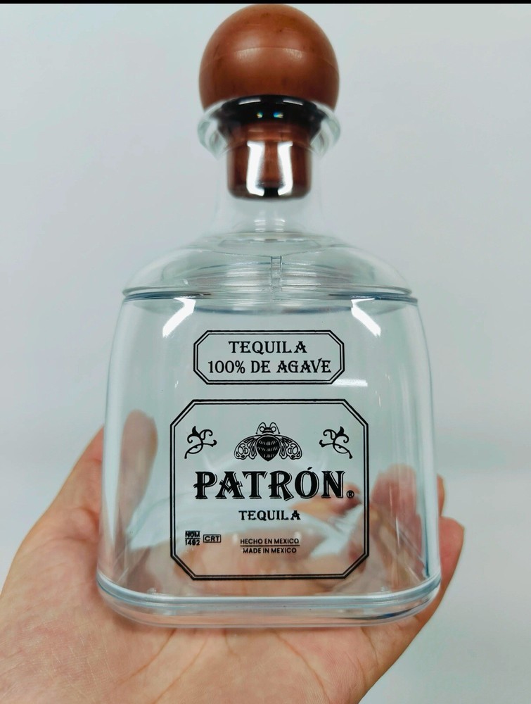 4/$50 Reusable Patron Drinking Cups With Straw