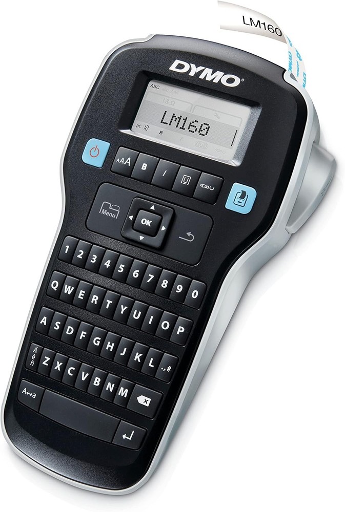 DYMO Label Maker LabelManager 160 Portable Maker, Machine Only, Black