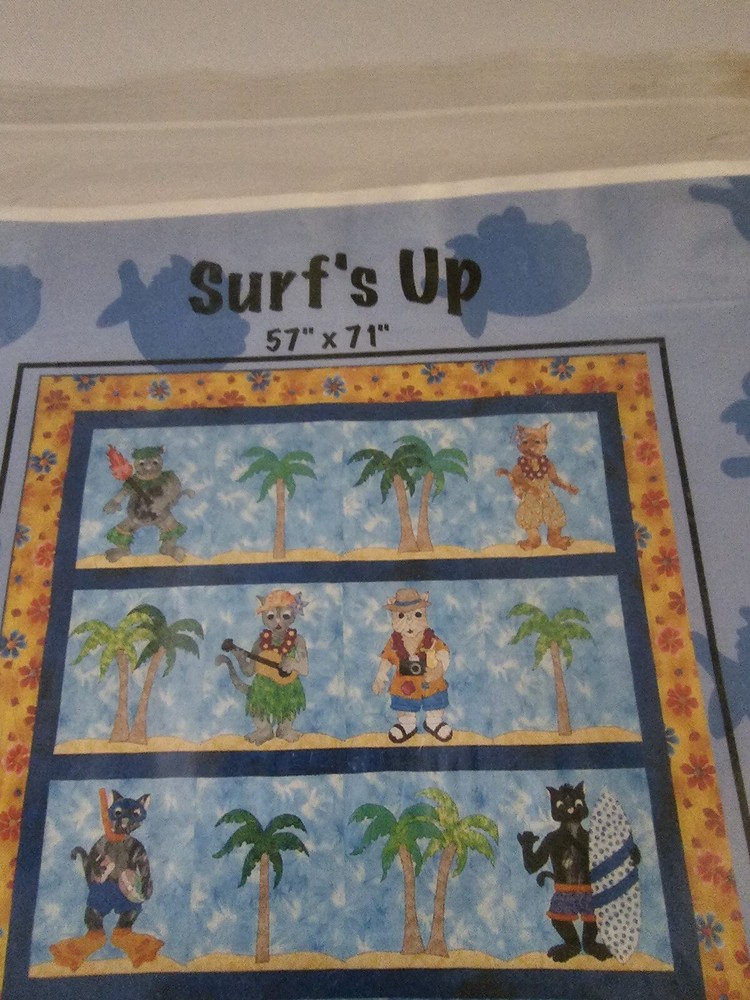 Surfs Up Quilt Fullsize Templates By Heidi Pridemore