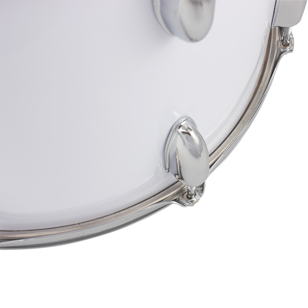 14 x10inch Marching Drum Drumsticks Key Strap White