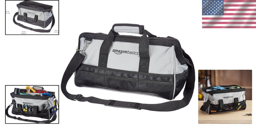 Durable Portable Black & Grey Tool Organizer