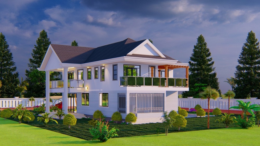 4 Bedroom House Plan [modern ]