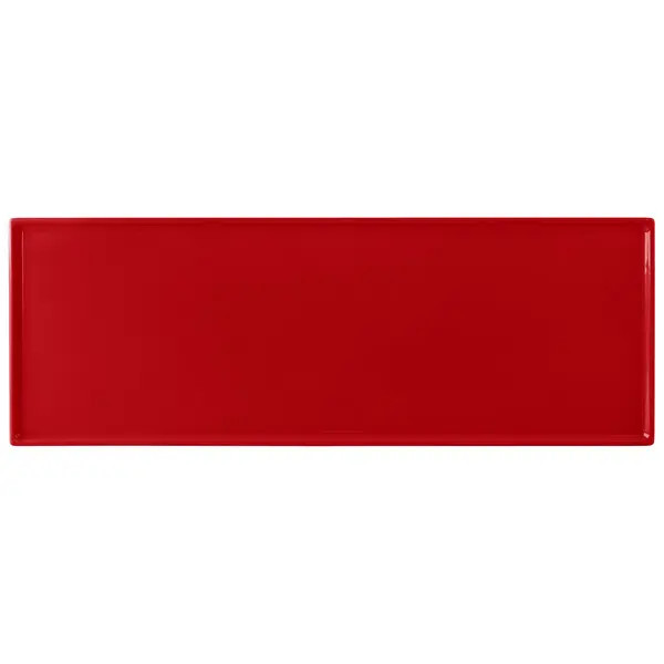 TableCraft CW2107R Rectangular Full Size Cooling Serving Tray - Red