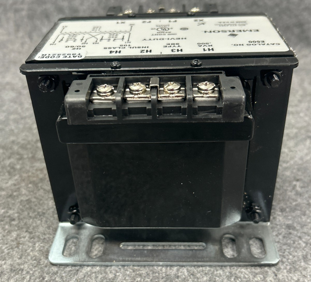 EMERSON HEAVY-DUTY INDUSTRIAL CONTROL TRANSFORMER E500 TYPE SBE