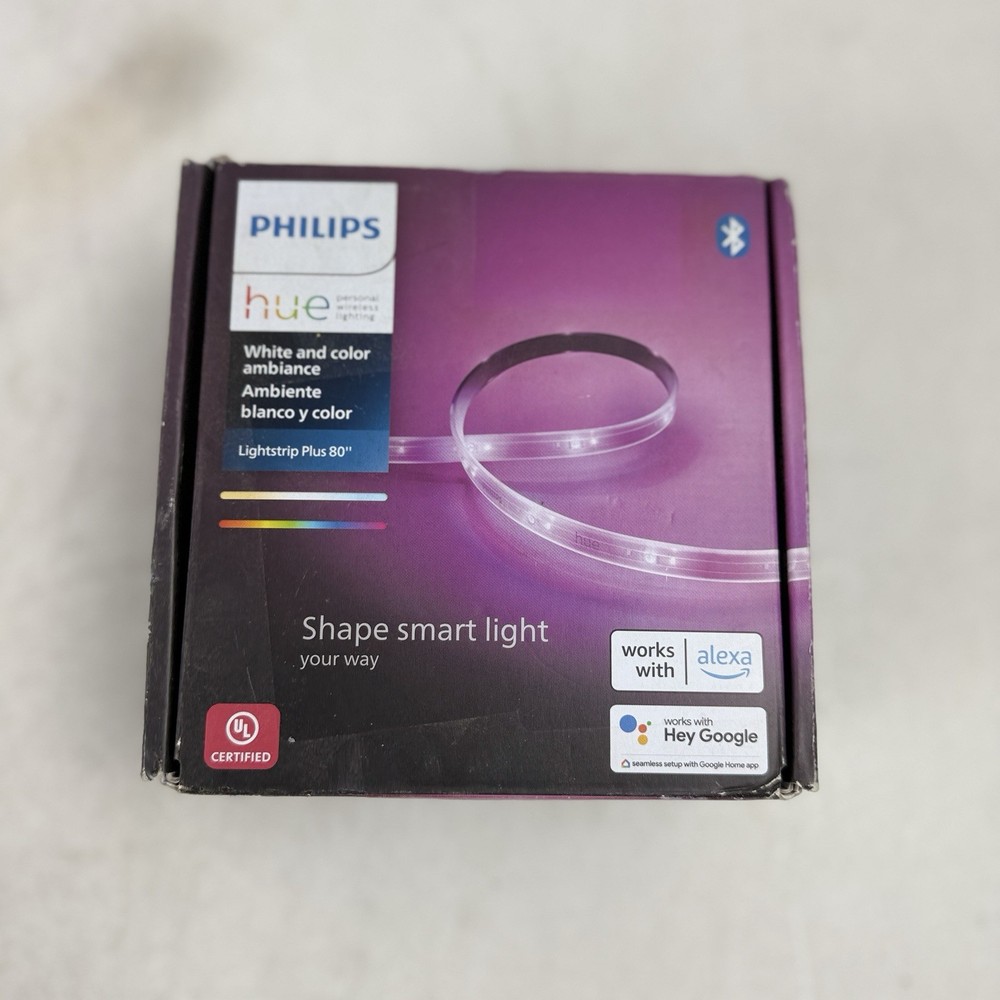 Philips Hue Shape Smart Lightstrip Plus 80" Personal Wireless Lighting 4443