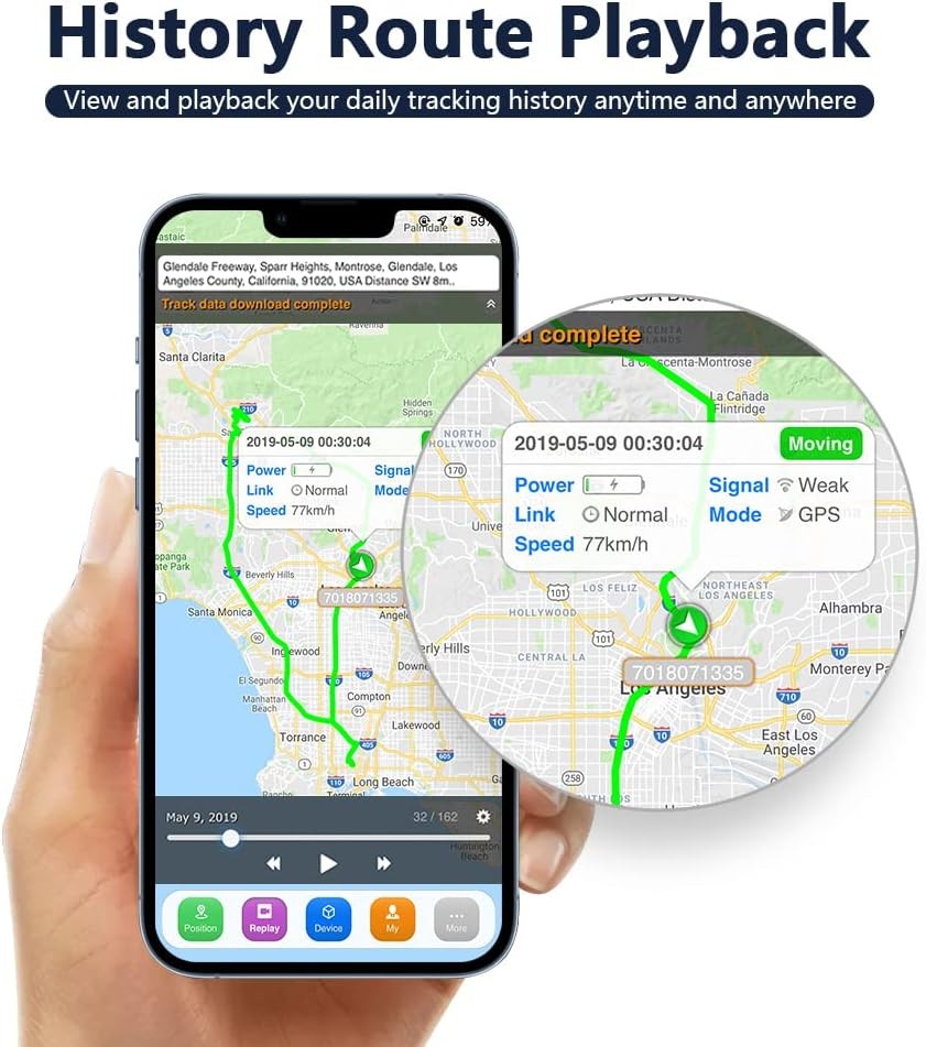 SinoTrack 4G GPS Tracker for Vehicles, ST-901L LTE Mini Tracker...