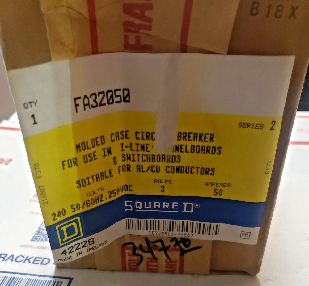 SQUARE D CIRCUIT BREAKER FA32050